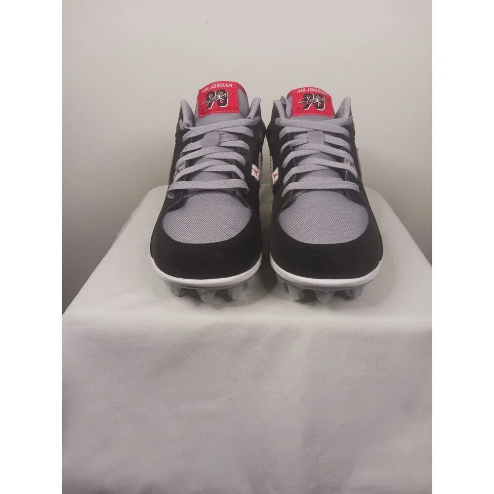 Nike Air Jordan Stadium 90 Low TD Black Cement Football HQ0210-060 Men’s Sz 9.5